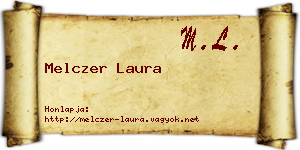 Melczer Laura névjegykártya